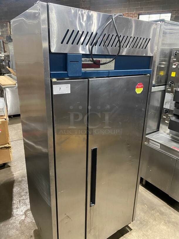 Williams Floor Style Stainless Steel Blast Chiller! On Commercial Casters! MODEL HS15BC SN:195209 208V 1PH - Image 11 of 11
