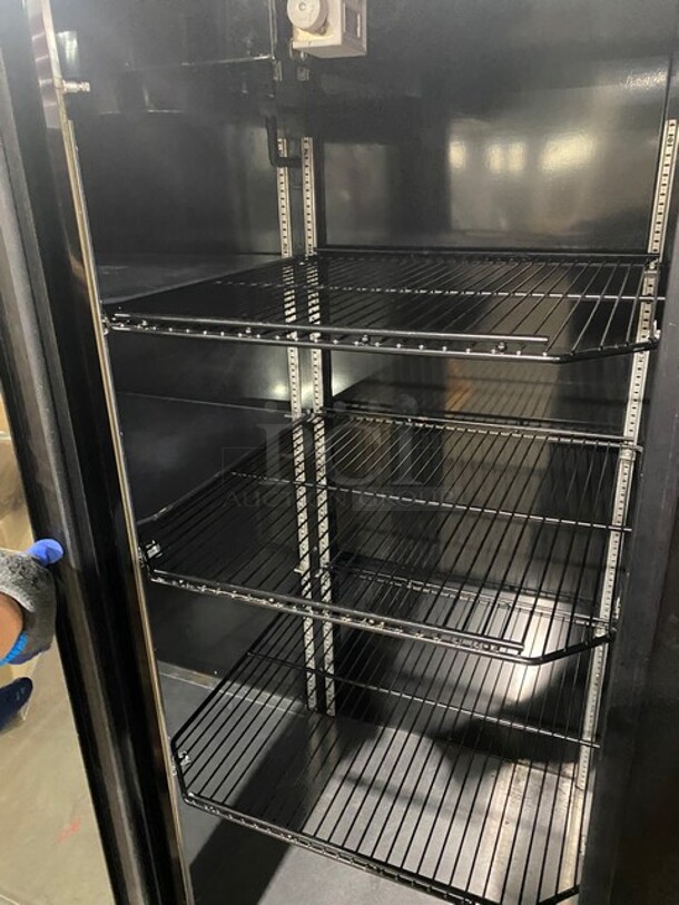 Powers Equipment Commercial 2 Door Reach In Cooler Merchandiser! MODEL FS54GD SN: DO22613 115V 1PH - Image 6 of 9
