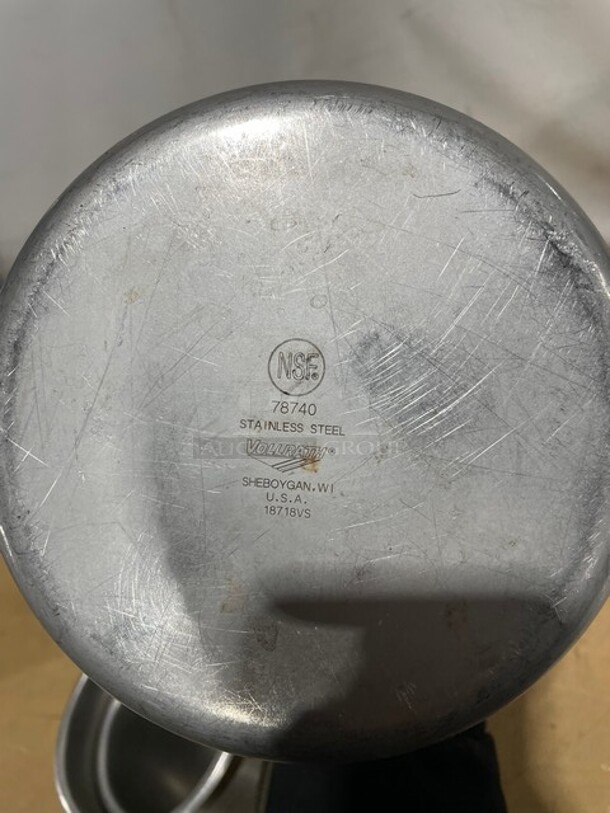 Vollrath Stainless Steel Assorted Bain Marie Pots! 3X Your Bid!  - Image 8 of 10