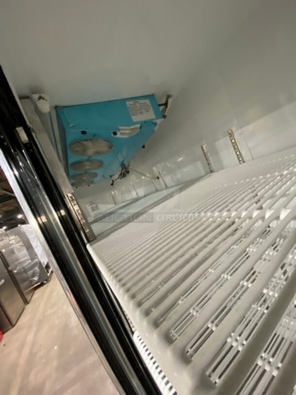 2013 Leader Commercial 4 Door Reach In Cooler Merchandiser! With View Through Doors! Poly Coated Racks! All Stainless Steel! Model: LS96 SN: PW05M0706 115V 60HZ 1 Phase - Image 7 of 9