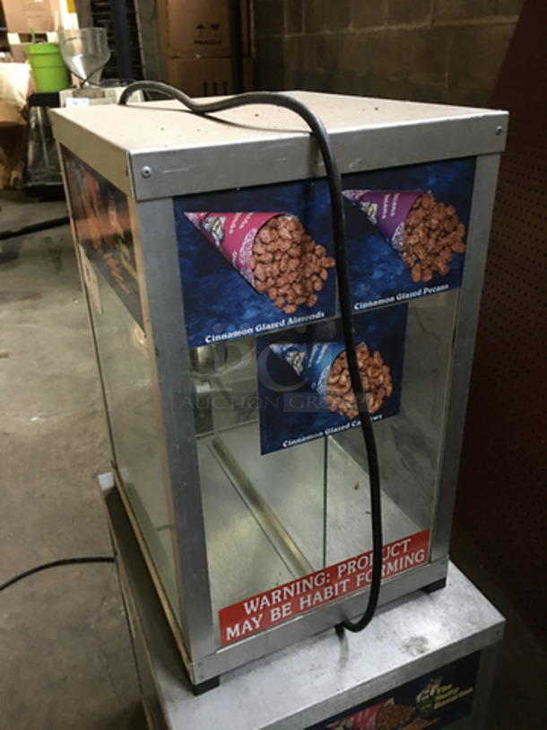 Commercial Countertop Warmer Display Merchandiser! 2 Compartment! Great For Small Snacks! 120V - Image 2 of 8