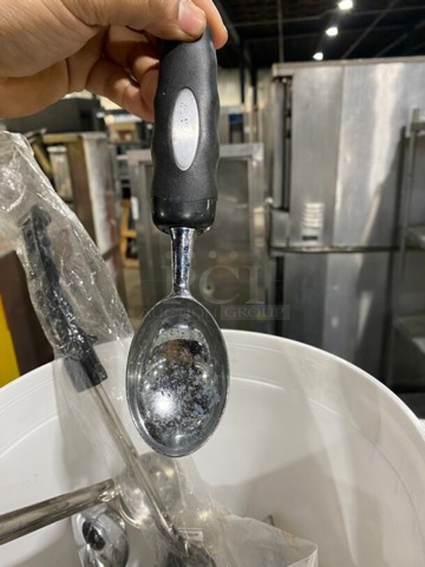 ALL ONE MONEY! MISCELLANEOUS ITEMS! Includes Ladles, Coffee Scoops, Milk Frothing Pitchers And More! - Image 7 of 12