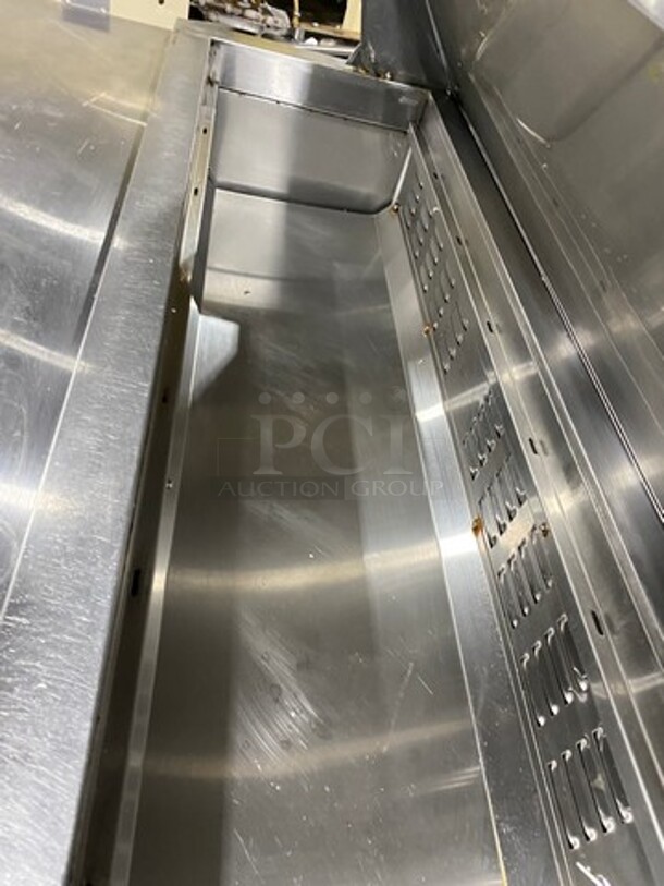 Kelvinator Commercial Refrigerated Sandwich Prep Table! With 2 Door Underneath Storage Space! Poly Coated Racks! All Stainless Steel! On Casters! Model: KCST4812 115V 60HZ 1 Phase - Image 8 of 10