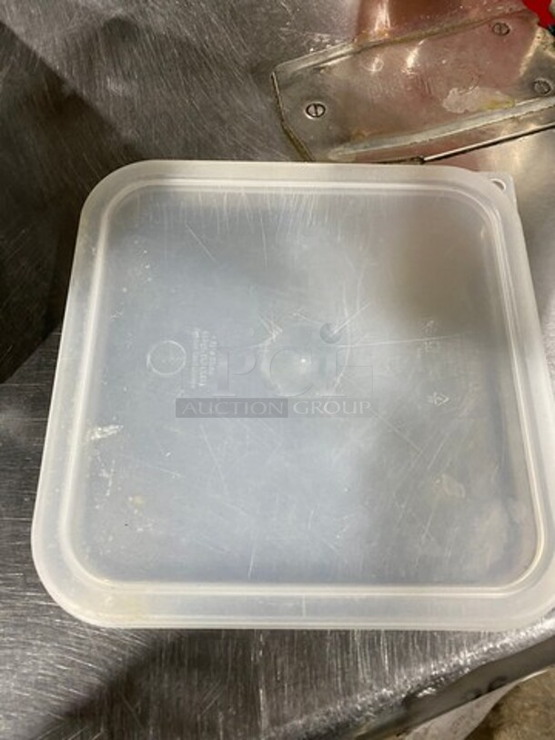 ALL ONE MONEY! Cambro Some Clear Some Red Poly Food Container Lids! - Image 3 of 4