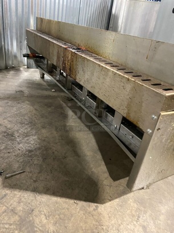 LIKE NEW! LATE MODEL! 2022 Asber Commercial Countertop Natural Gas Powered Flat Top Griddle! With Back And Side Splashes! All Stainless Steel! On Legs! Model: AETG48H SN: 8102486542 - Image 6 of 9
