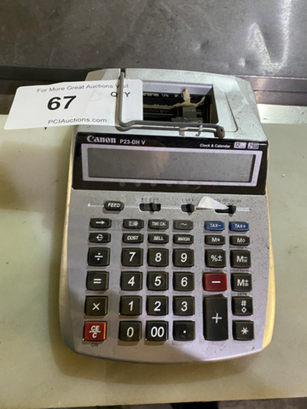 Canon Electric Printing Calculator! Model: P23DHV