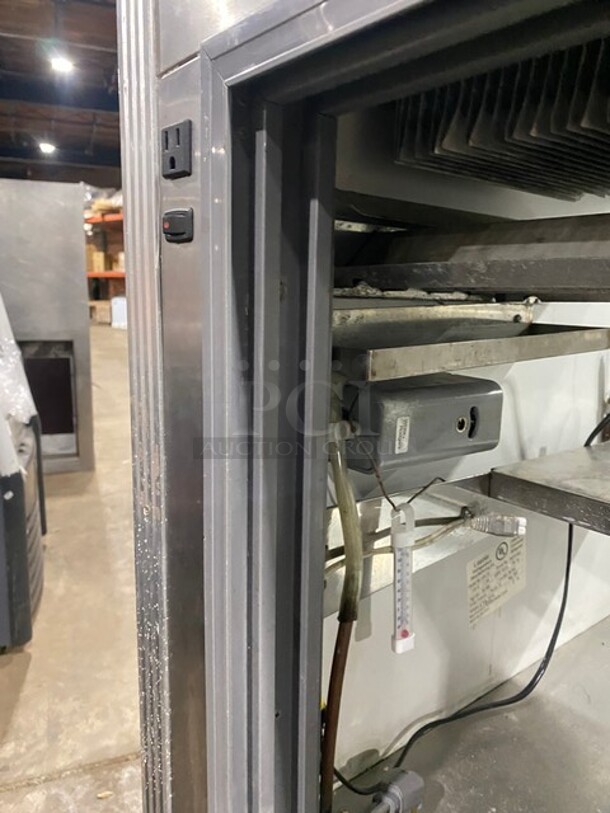 Leader Commercial Refrigerated Bakery/Deli Case! With Curved Front Glass! With Sliding Rear Access Doors! All Stainless Steel Body! WORKING WHEN REMOVED! Model: CDL72 SN: PQ101363 115V 60HZ 1 Phase - Image 8 of 9