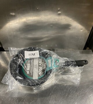NEW! Choice Commercial Heavy-Duty Aluminum Non-Stick 10" Frying Pans! 2x Your Bid!