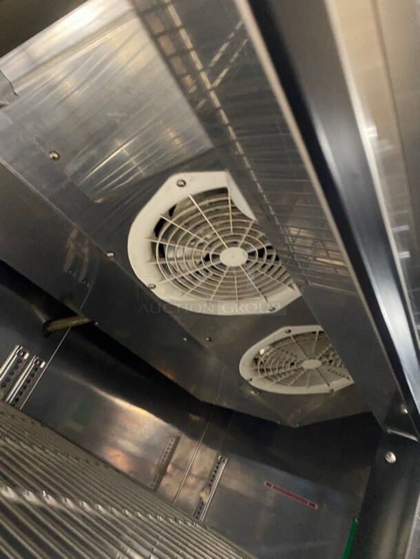 Turbo Air Commercial 2 Door Reach In Refrigerator! All Stainless Steel! With Metal Racks! On Casters! 110-120V 1 Phase! Model: TSR-49SD SN: DR49SB5100! - Image 6 of 9