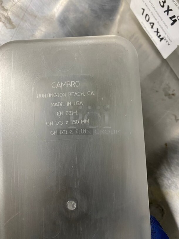 Cambro Clear Poly Food Pan! MODEL 36CW 4X Your Bid! - Image 8 of 8