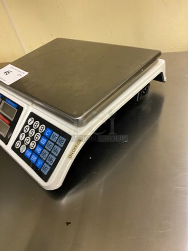 Commercial Countertop Food Portioning/ Pricing Scale! WORKING WHEN REMOVED! - Image 3 of 5