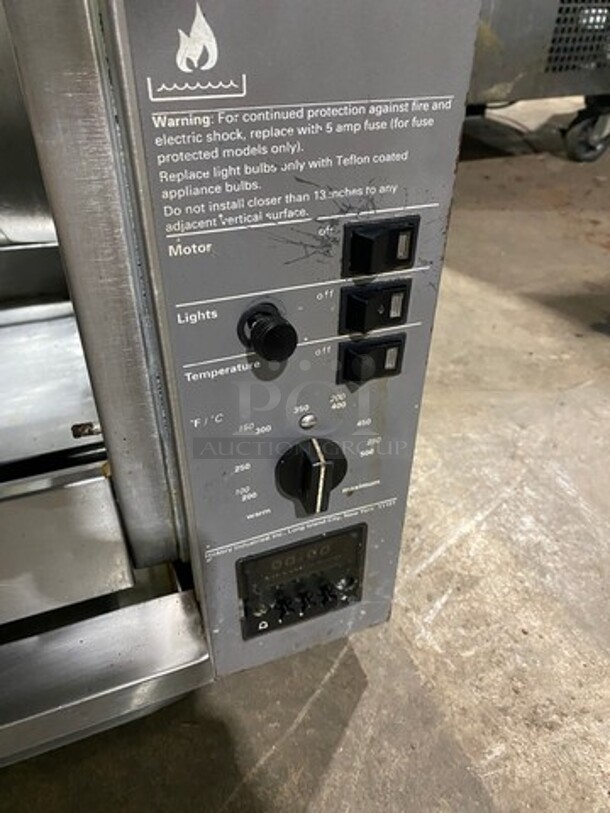 Hickory Commercial Countertop Electric Powered Rotisserie Oven! All Stainless Steel Body! Model: N/55EM SN: 550604 208V - Image 7 of 8
