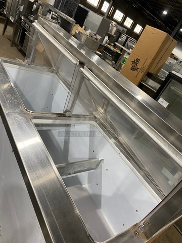 Hussman Commercial Refrigerated Ice Cream Dipping Cabinet/Display Case! With 2 Flip Open Back Access Doors! - Image 5 of 7