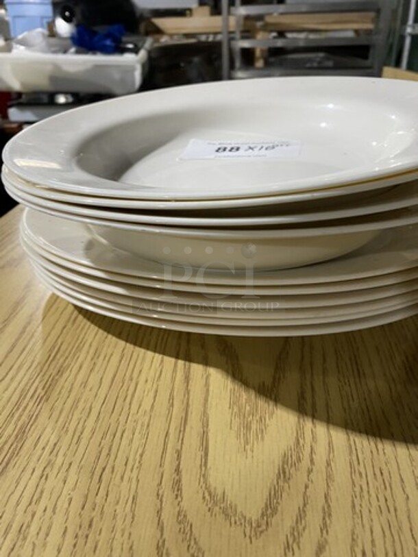 Assorted White Round Chinaware Plates! 10 X Your Bid! 
