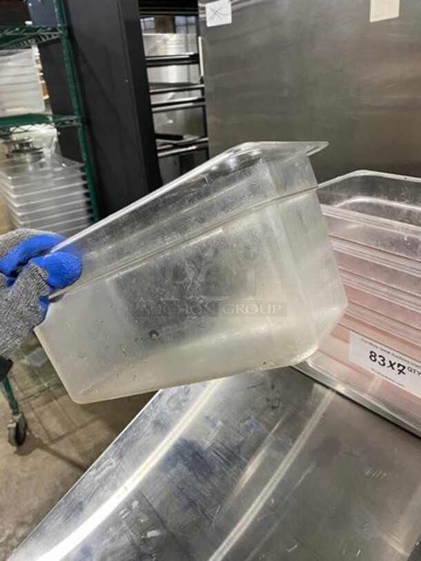 Clear Poly Food Containers! 7x Your Bid! - Image 6 of 6