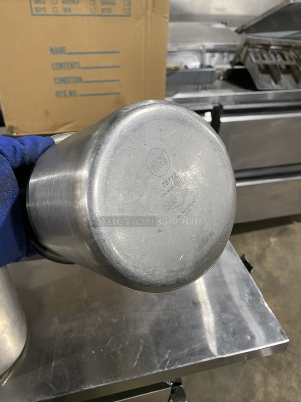 LIKE NEW!! Vollrath 78720 2 Qt. Stainless Steel Bain Marie Pot. 2x Your Bid - Image 4 of 4