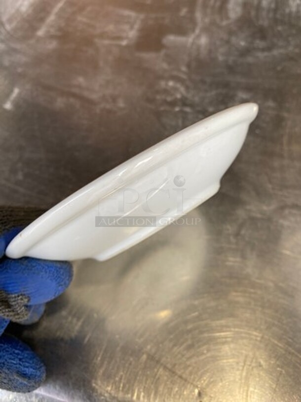 ALL ONE MONEY! Rego Saucers! White With Thin Gold Trim! - Image 3 of 5