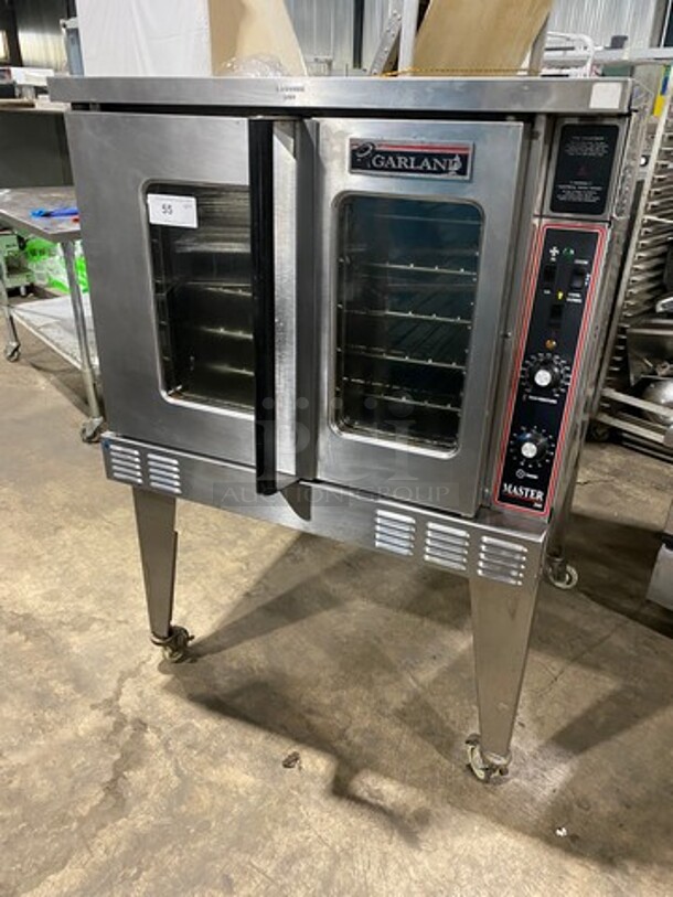 Garland Master 200 SERIES Commercial Electric Powered Convection Oven! With View Through Doors! Metal Oven Racks! All Stainless Steel! On Casters! WORKING WHEN REMOVED! Model: MCOES10S SN: 1106230001389 208V 60HZ 1 Phase