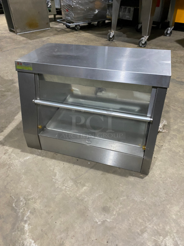 Commercial Countertop Heated Food Display Case! Front And Back Access Doors! Stainless Steel Body! - Image 3 of 9