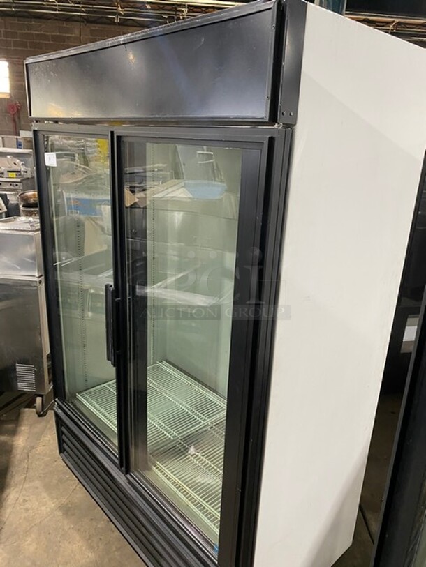 True! 2 Door Glass Reach In Cooler Merchandiser! Model GDM-49 Serial 7949024! 115V 60HZ 1 Phase! - Image 8 of 8