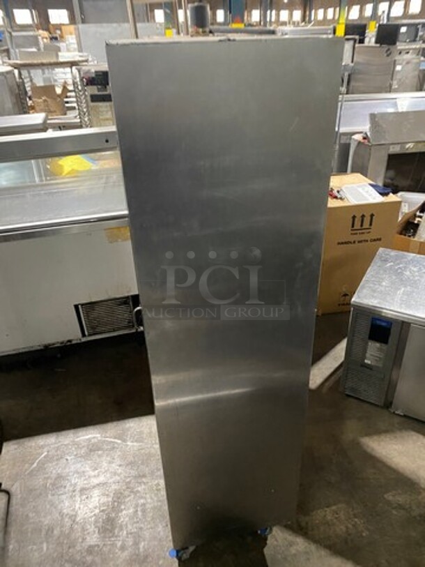 2012 Cool Tech Commercial 2 Door Reach In Cooler Merchandiser! With View Through Doors! With Poly Coated Racks! All Stainless Steel! On Casters! Model: CUSTOM48SG SN: 114542 120V - Image 4 of 8