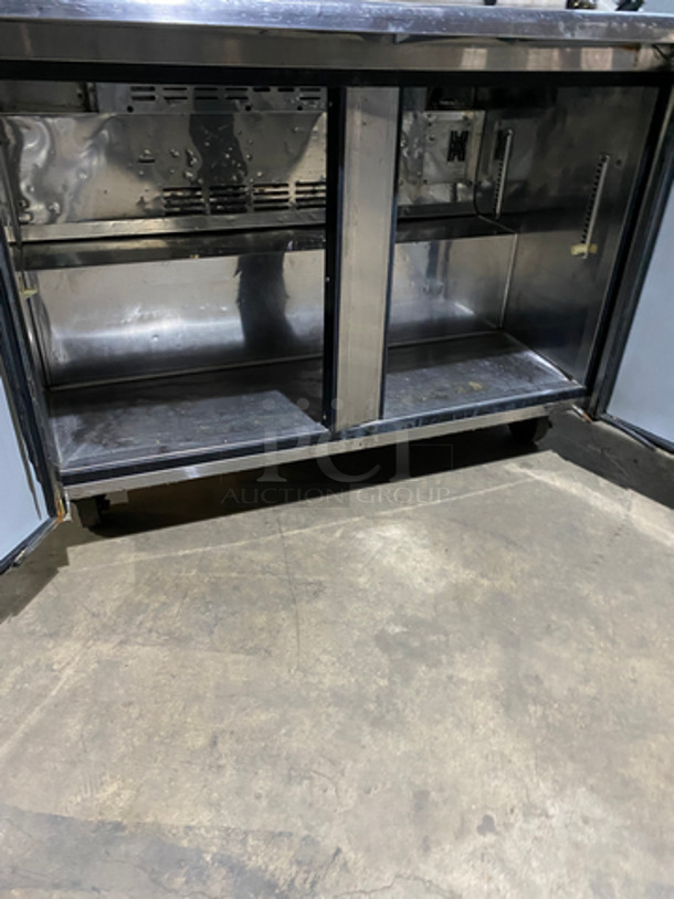 Turbo Air Commercial 2 Door Lowboy/Worktop Cooler! All Stainless Steel! On Casters! Model: TUR48SD 115V 60HZ - Image 5 of 8