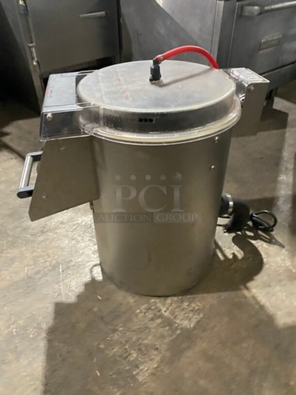 Sammic Commercial Countertop Electric Powered Potato Peeler! Stainless Steel! Model: PI10 SN: 10006081300009 120V 60HZ 1 Phase - Image 2 of 9