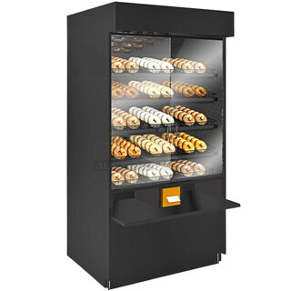 BRAND NEW SCRATCH & DENT! Structural Concepts PC5682 Addenda 58" Non-Refrigerated Pastry Case
color is black. TESTED. TURNS. WORKS PERFECT!
