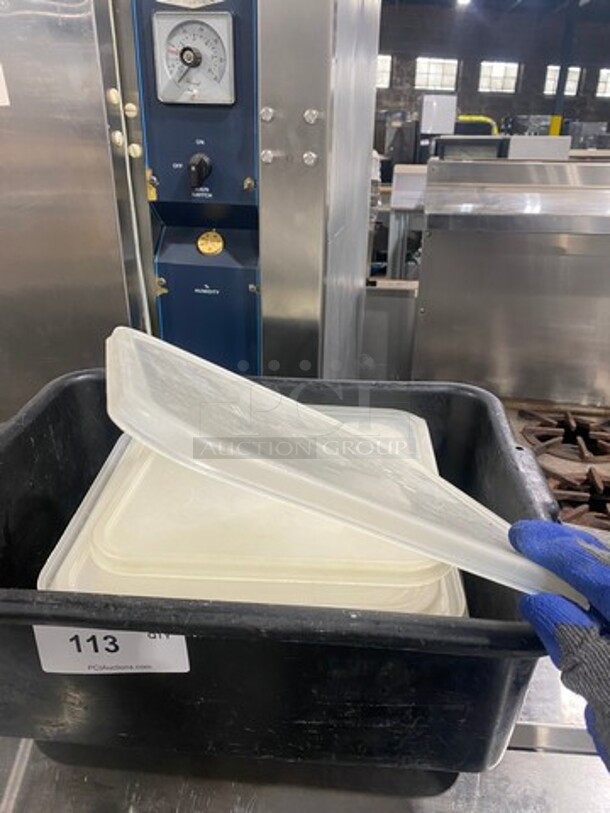 ALL ONE MONEY! Cambro Clear Poly Food Container Lids! - Image 4 of 6