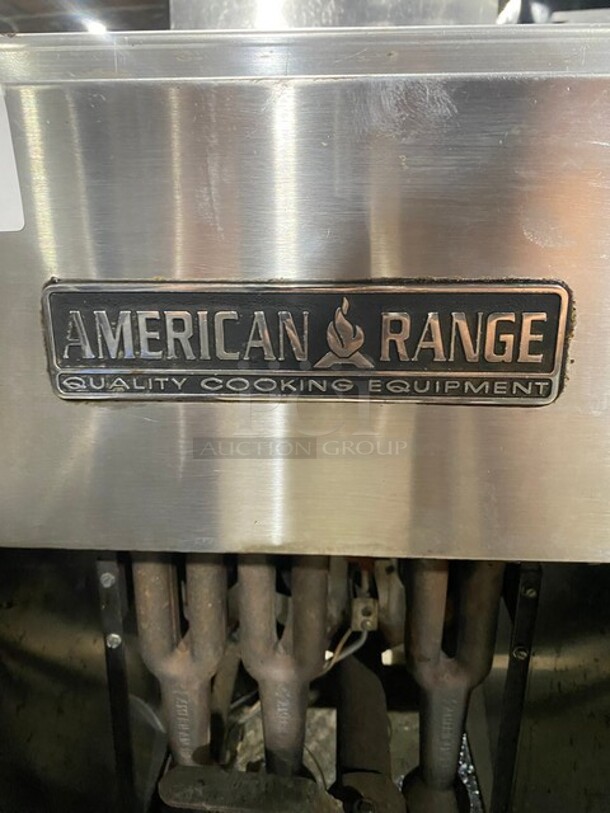 American Range All Stainless Steel Commercial Floor Style LP Gas Powered Deep Fat Fryer! Model AF45! On Legs!  
 - Image 7 of 9