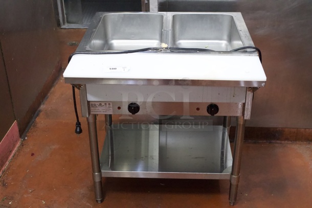 NEW! Cooler Depot NH-2-120 Steam Table, 2 Well. 120v, 1000W, 60hz