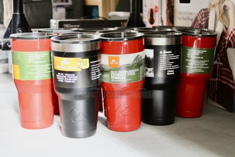WHAT A DEAL! 13 30oz Ozark Trail Stainless Steel Tumblers!! 13x Your Bid