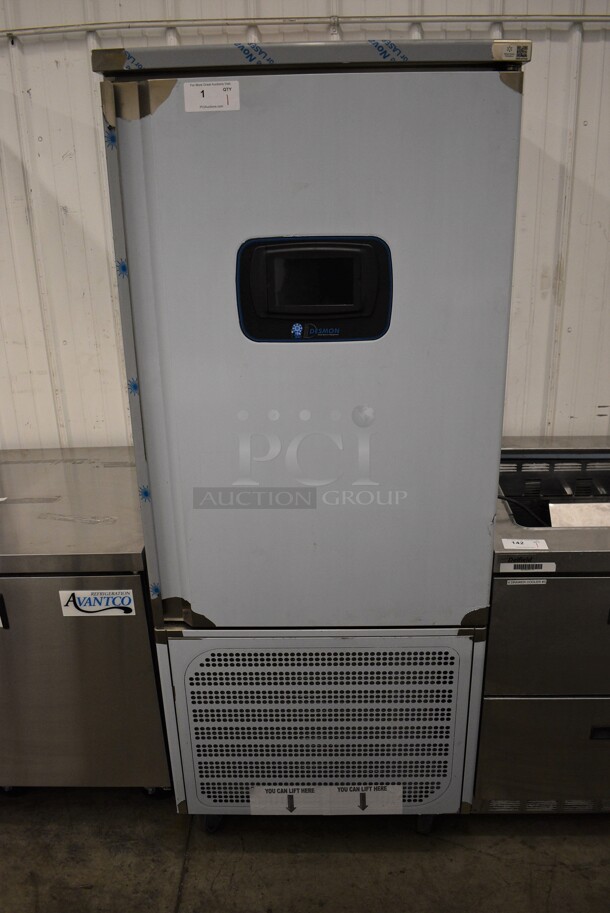 BRAND NEW SCRATCH AND DENT! 2021 Desmon Model GBF-15+ETL Stainless Steel Commercial Blast Chiller Shock Freezer w/ 4 Probes on Commercial Casters. 32x33x78