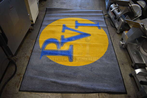 Gray Floor Rug w/ PVI Logo. 67x43 - Image 2 of 6