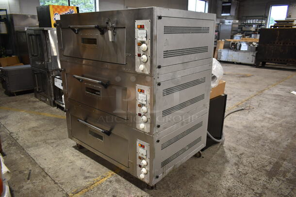 3 Stainless Steel Commercial Electric Powered Bakery Oven on Commercial Casters. 240 Volts, 1 Phase. 3 Times Your Bid! - Image 2 of 12