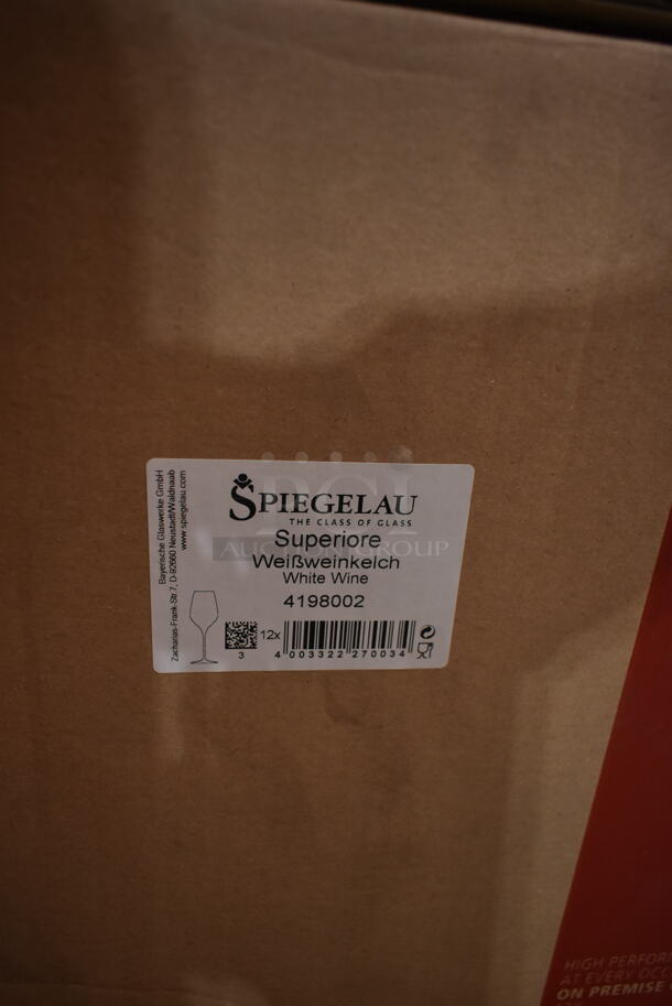 3 Boxes of 12 BRAND NEW IN BOX! Spiegelau 4198002 Superiore White Wine Glasses. 3 Times Your Bid! - Image 3 of 3