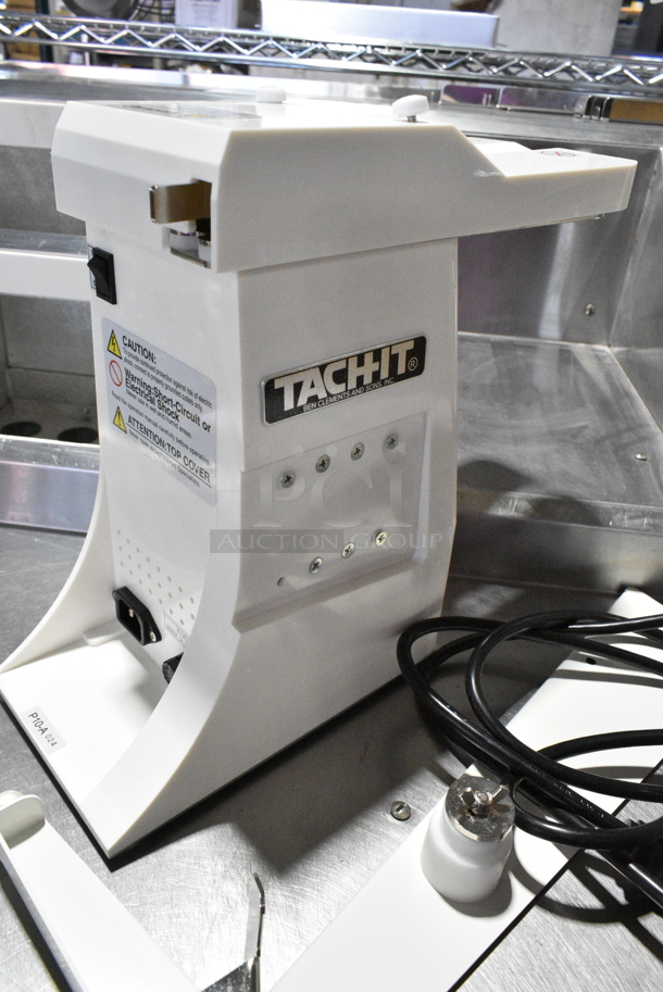 BRAND NEW SCRATCH AND DENT! Tach-It 3560 Semi-Automatic Twist Tie Machine with 1/2" Diameter Capacity. 110 Volts, 1 Phase.  - Image 5 of 8
