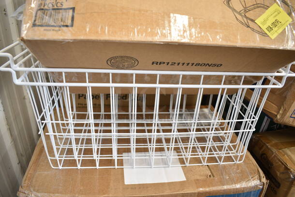 PALLET LOT of 29 BRAND NEW Boxes Including 707160HL Sabert Catering Pop-Top 14 3/8" Square Clear PET Hinged Lid for 160 oz. Square Bowl - 30/Case, 3 Box 347SP6CL Visions Florence 6" Square Clear Plastic Plate - 120/Case, 707801C Sabert Catering Pop-Top 80 oz. Clear PET One-Compartment Square Bowl - 50/Case, 2 Box 129MCR32B Choice 32 oz. Black Round Microwavable Heavy Weight Container with Lid 7 1/4" - 150/Case, 795PTOKFT1 Choice Kraft Microwavable Folded Paper #1 Take-Out Container 4 3/8" x 3 1/2" x 2 1/2" - 450/Case, 2 Box G4600XR Can Liners, 612P527 Choice 7" Clear Round Plastic Dome Lid - 500/Case, 3 Box 395SP08 EcoChoice Compostable Sugarcane / Bagasse 8" x 8" Square Plate - 400/Case, 7071602C Sabert Catering Pop-Top 160 oz. Clear PET Two-Compartment Square Bowl Set - 30/Case, 707802C Sabert Catering Pop-Top 80 oz. Clear PET Two-Compartment Square Bowl - 50/Case, HP4004743 Manitowoc Ice 4004743 Curtain, Water, Vac Form, 500CTOUT96 Choice 96 oz. Beverage Take-Out Container - 25/Case, 500TO883C3 Choice 8" x 8" x 3" Microwaveable 3-Compartment Black / Clear Plastic Hinged Container - 100/Case, 394360XL Noble Products Clear Powdered Disposable Vinyl Gloves for Foodservice - Extra Large - 1000/Case. 29 Times Your Bid! - Image 4 of 12