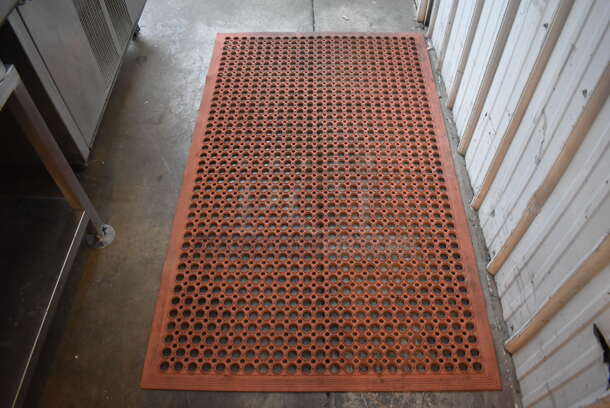 Orange Anti Fatigue Floor Mat. 36x60 - Image 1 of 3