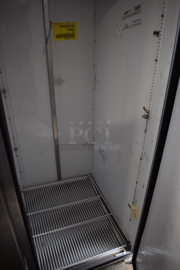 2011 True TG2F-2S Stainless Steel Commercial 2 Door Reach In Freezer w/ Poly Coated Racks on Commercial Casters. 115 Volts, 1 Phase. 51x35x83. Tested and Working! - Image 5 of 6