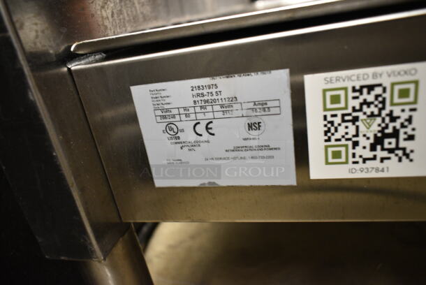 APW Wyott HRS-75 5T Stainless Steel Commercial Countertop Hot Dog Roller. 208/240 Volts, 1 Phase. - Image 5 of 5