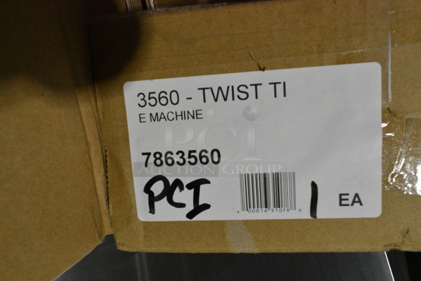 BRAND NEW SCRATCH AND DENT! Tach-It 3560 Semi-Automatic Twist Tie Machine with 1/2" Diameter Capacity. 110 Volts, 1 Phase.  - Image 8 of 8