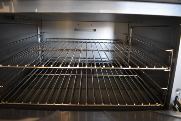 BRAND NEW! CPG S60-GS24-N Stainless Steel Commercial Natural Gas Powered 6 Burner Range w/ Flat Top Griddle, 2 Ovens, Over Shelf and Back Splash. 276,000 BTU. 60x33x60 - Image 7 of 10