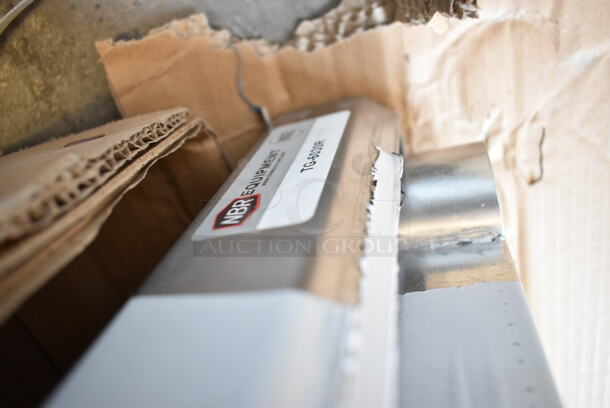 BRAND NEW IN BOX! NBR Equipment TC-6030R Stainless Steel Tabletop and Under Shelf.  - Image 4 of 5