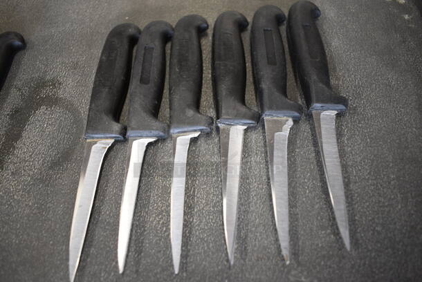 6 Sharpened Stainless Steel Paring Knives. Includes 7.5". 6 Times Your Bid! - Image 2 of 4