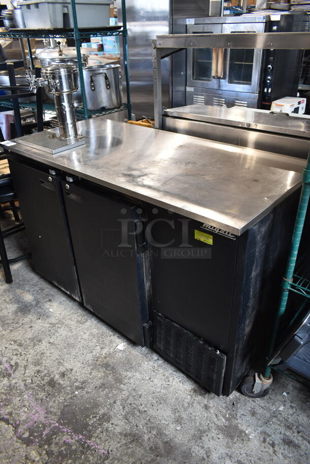 Migali BB592 Metal Commercial Direct Draw Kegerator w/ 3 Head Beer Tower and 3 Couplers. 115 Volts, 1 Phase. Tested and Working! - Image 1 of 9