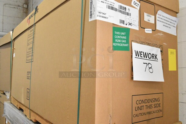 BRAND NEW IN CRATE! Micro Matic MBB 78 S E WW HC Stainless Steel Commercial 3 Door Back Bar Cooler. 115 Volts, 1 Phase. - Image 2 of 3