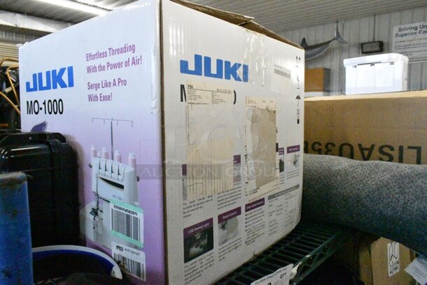 6 Various Items Including SR-C8 Watertight and Dustproof Carry on Case, Steelseries Headphones, Juki MO-1000 Serger with Jet Air Threading Technology, Rug, SereneLife SLISUA35BK Portable Full Size Home Spa Steam Sauna with Remote, Cuisinart Countertop Unit. 6 Times Your Bid!  - Image 7 of 12