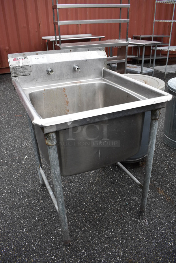 Eagle Stainless Steel Commercial Single Bay Sink. 29x31x45. Bay 24x24x13 - Image 2 of 7