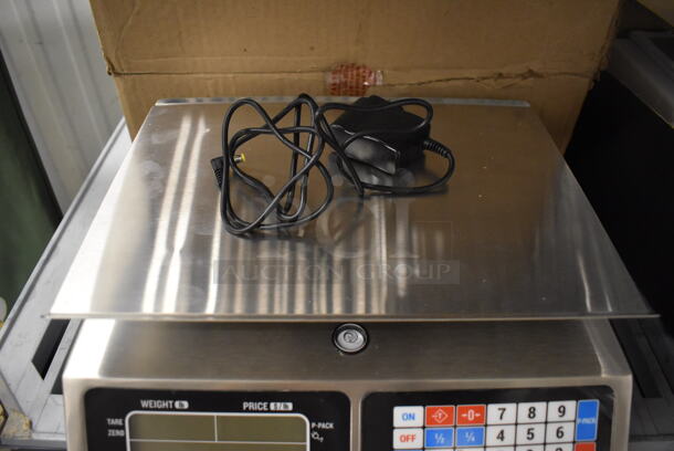BRAND NEW IN BOX! Torrey L-PC-40L Stainless Steel Commercial Countertop Food Portioning Scale. 12x12x5. Tested and Working! - Image 5 of 6